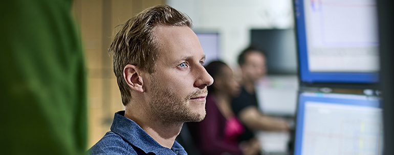 Skærmarbejde i driften