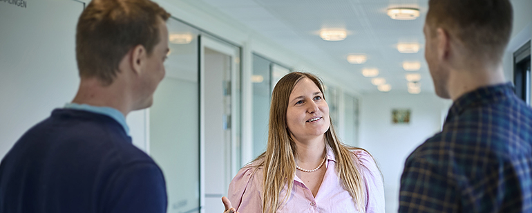 Projektgruppe stående