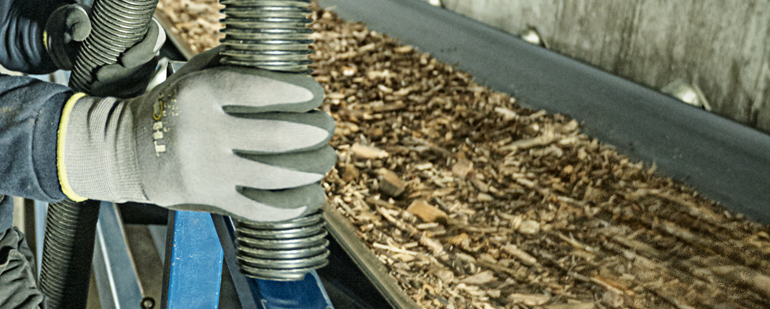 VEKS' arbejdsmiljø, Køge Kraftvarmeværk transportbånd, flis